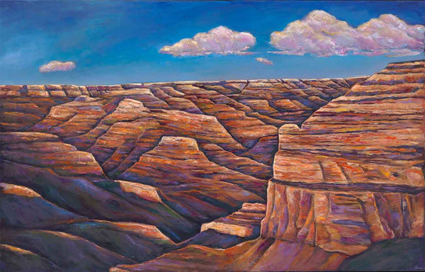 Grand Canyon Grandure - Contemporary Southwest Landscape Painting by Artist Johnathan Harris