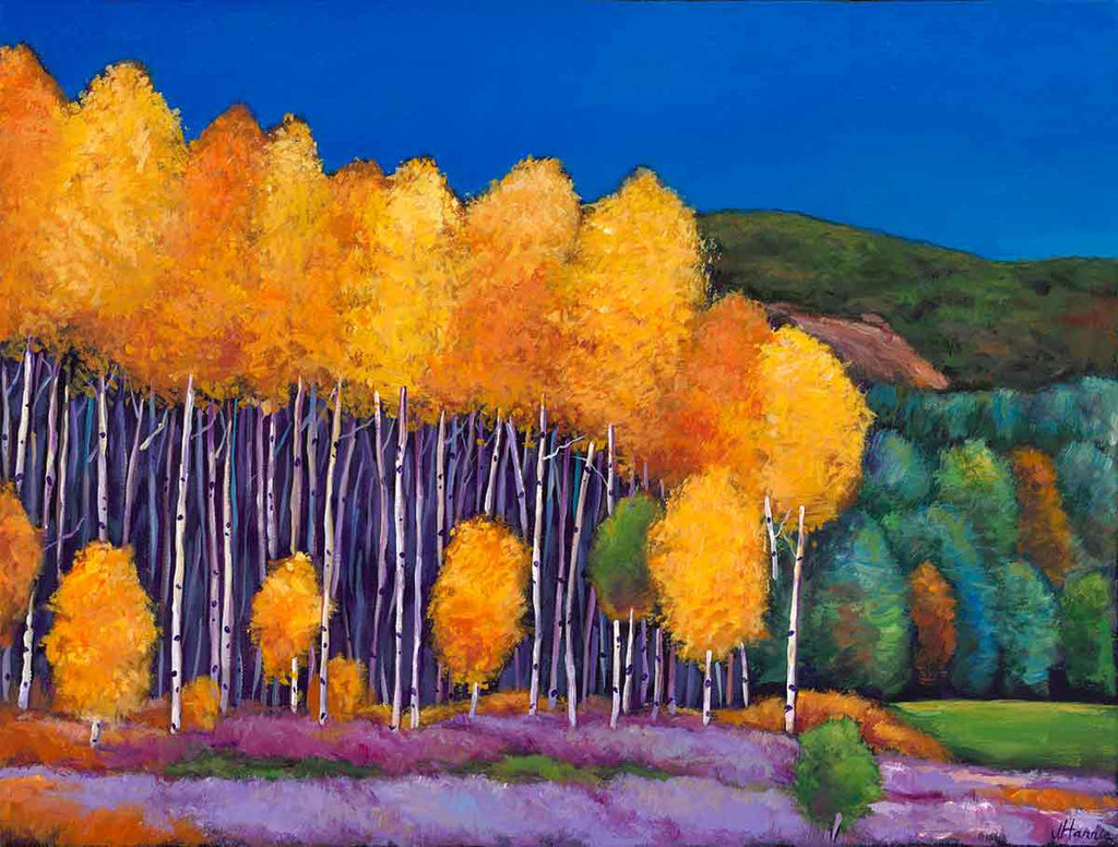 Aspen Wyoming Southwest Landscape Art Print Johnathan Harris