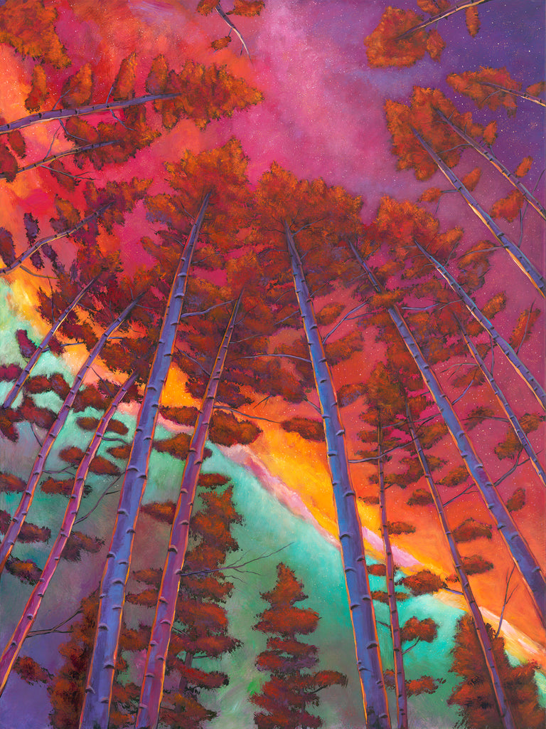 Aspen Borealis Contemporary Southwest Art Johnathan Harris