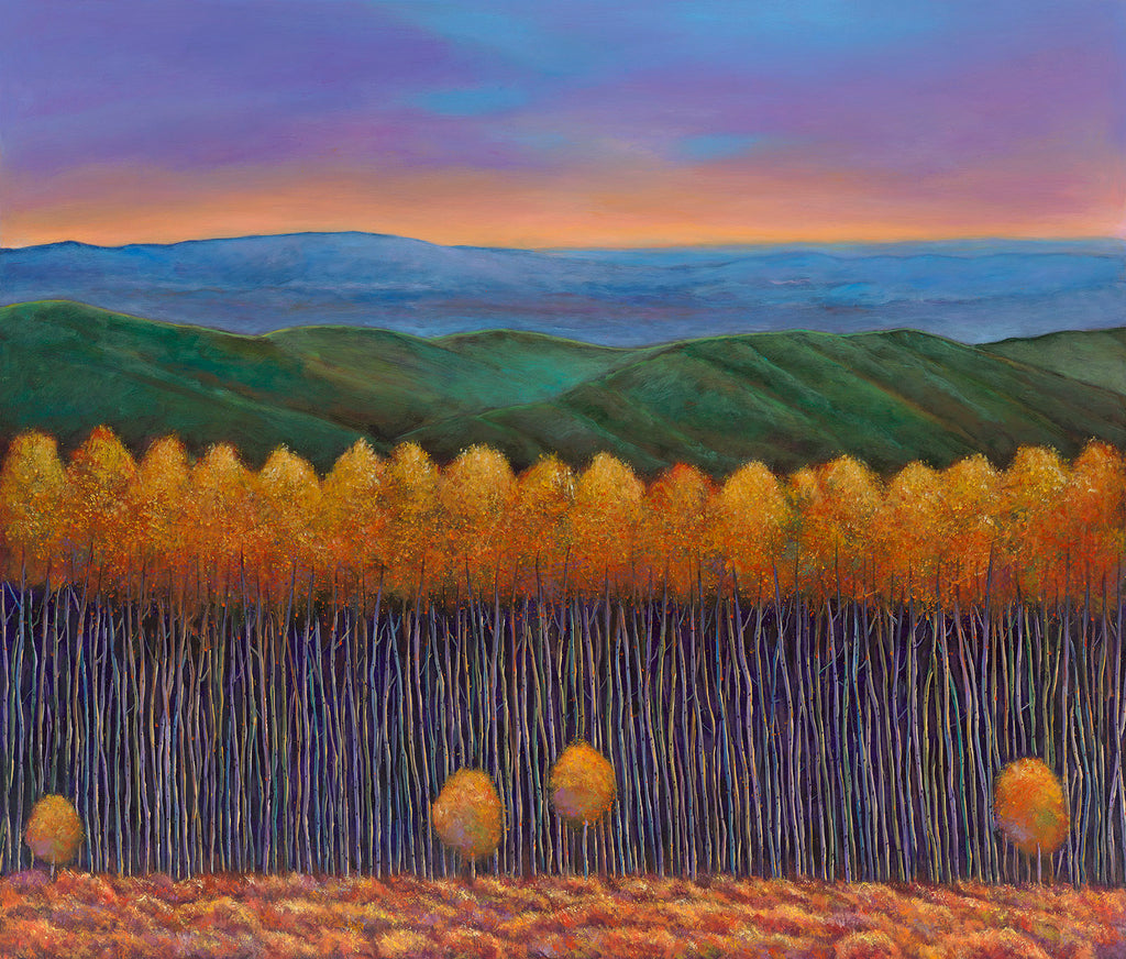 Aspen Santa Fe New Mexico Southwest Landscape Art Print Johnathan Harris