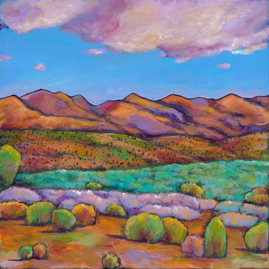 Contemporary Santa Fe New Mexico Desert Southwest Landscape Art Johnathan Harris