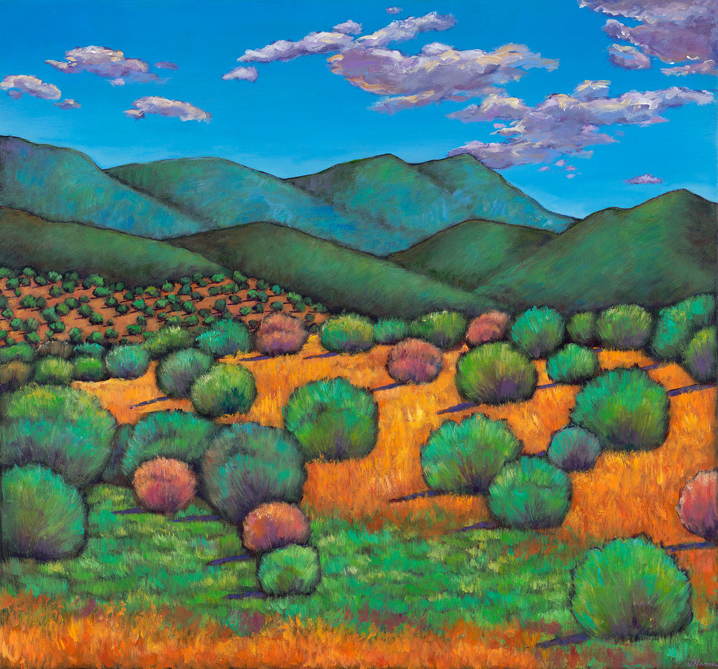 Santa Fe Desert Cactus Southwest Art Johnathan Harris