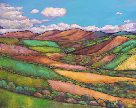 Dreaming of Ireland - Contemporary European Landscape Painting by Johnathan Harris