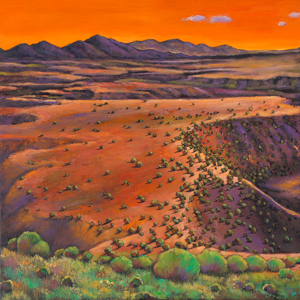 High Desert Evening by Johnathan Harris Fine Art - Taos New Mexico Rio Grande Gorge