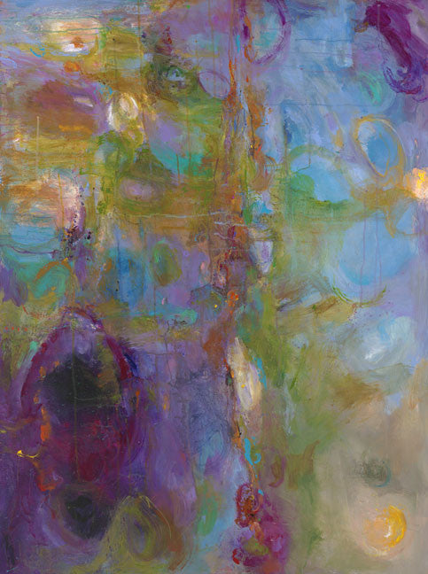 Infinite Tranquility Abstract Expressionistic Painting on Canvas