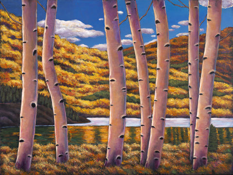 Aspen Trees in Colorado Southwestern art prints by Johnathan Harris