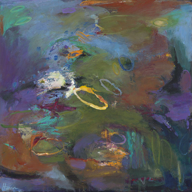 Abstract Expressionistic art prints of Hubble Deep Space by Johnathan Harris