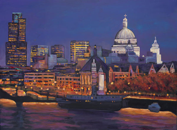 London Calling European cityscape painting by Johnathan Harris