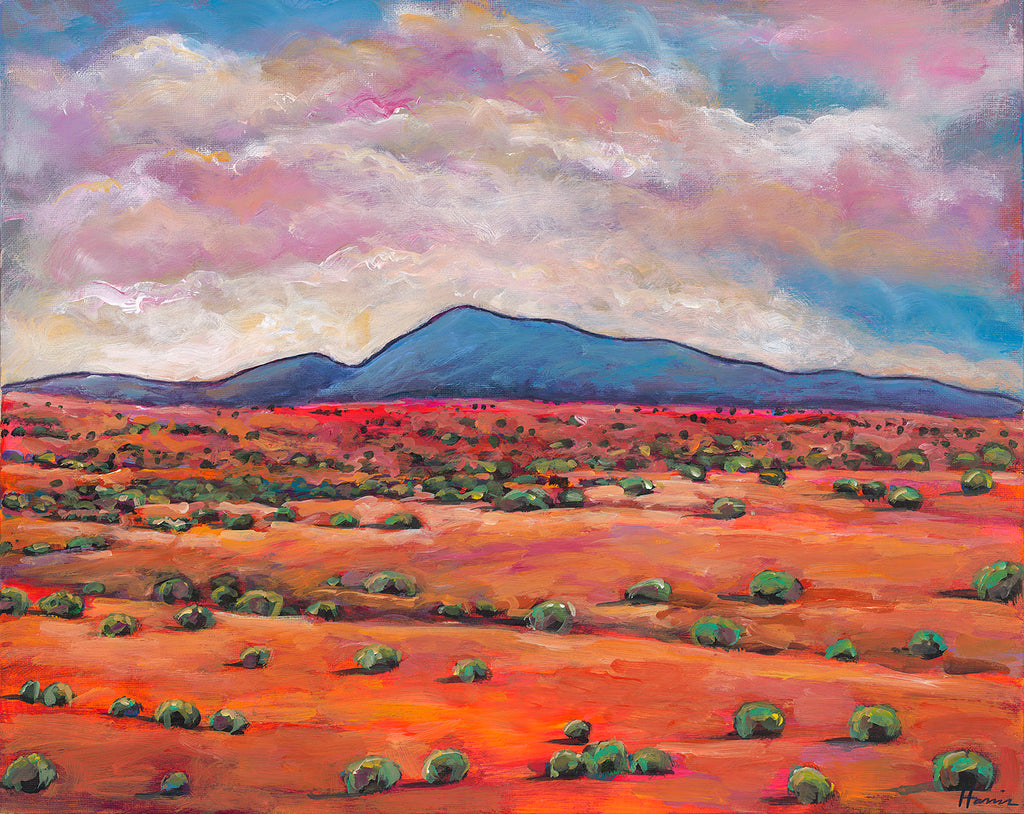 Santa Fe New Mexico Desert Southwest Landscape Art Johnathan Harris