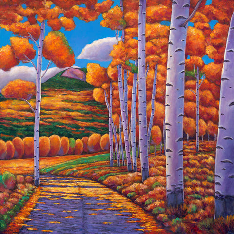 Aspen Colorado Country Road Southwest Landscape Art Print Johnathan Harris