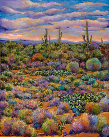 Saguaro Cactus Southwest Arizona Art Johnathan Harris