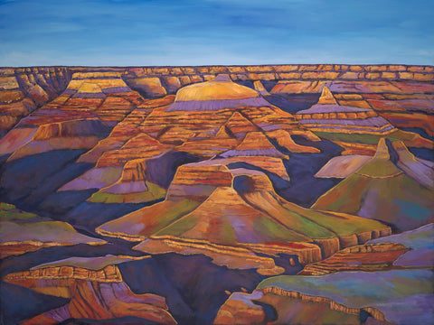 Shadows And Breezes Grand Canyon Painting and Prints Johnathan Harris