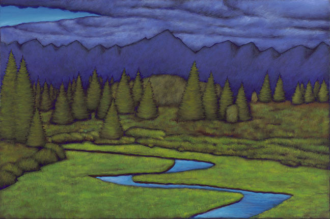 Summer Mountain Stream