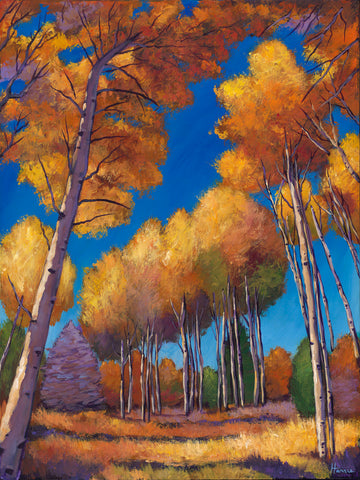 Aspen Santa Fe New Mexico Southwest Landscape Art Print Johnathan Harris